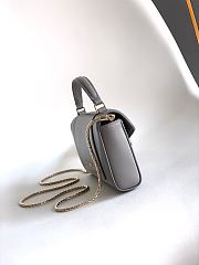 Bvlgari Serpenti Forever Phone Case In Gray Calf Leather - 19x10x3.5cm - 2