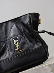 YSL Jamie Mini Shoulder Pouch In Lambskin In Black - 15.5x14.5x8cm - 2