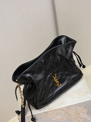 YSL Jamie Medium Shoulder Pouch In Lambskin In Black - 26x18x12.5cm - 2