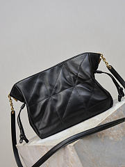 YSL Jamie Medium Shoulder Pouch In Lambskin In Black - 26x18x12.5cm - 6
