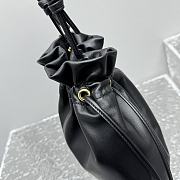 Celine Small Crystal Pouch In Lambskin Black - 29x32x0.5cm   - 3