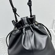 Celine Small Crystal Pouch In Lambskin Black - 29x32x0.5cm   - 2