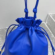 Celine Small Crystal Pouch In Lambskin Blue - 29x32x0.5cm   - 2