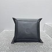 Celine Small Cube Bag In Supple Calfskin Black - 21x18.5x17cm - 6