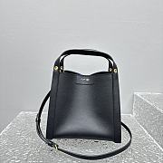 Celine Small Cube Bag In Supple Calfskin Black - 21x18.5x17cm - 3