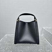 Celine Small Cube Bag In Supple Calfskin Black - 21x18.5x17cm - 2