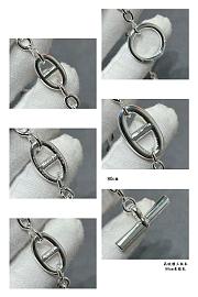 Hermes Farandole Long Necklace 80 in Sterling Silver - 3