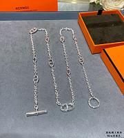 Hermes Farandole Long Necklace 80 in Sterling Silver - 5