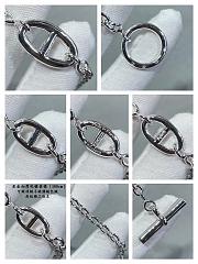 Hermes Farandole Long Necklace 160 in Sterling Silver - 3