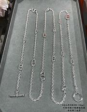 Hermes Farandole Long Necklace 160 in Sterling Silver - 5