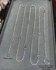 Hermes Farandole Long Necklace 160 in Sterling Silver - 6