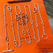 Hermes Farandole Long Necklace 120 in Sterling Silver - 1