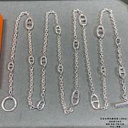 Hermes Farandole Long Necklace 120 in Sterling Silver - 3