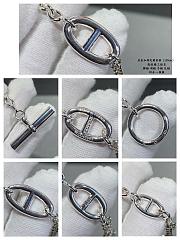 Hermes Farandole Long Necklace 120 in Sterling Silver - 2