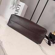 Loewe x Louis Wain Cats Medium Flamenco Clutch In Nappa Calfskin Dark Brown - 30x24.5x10.5cm - 5