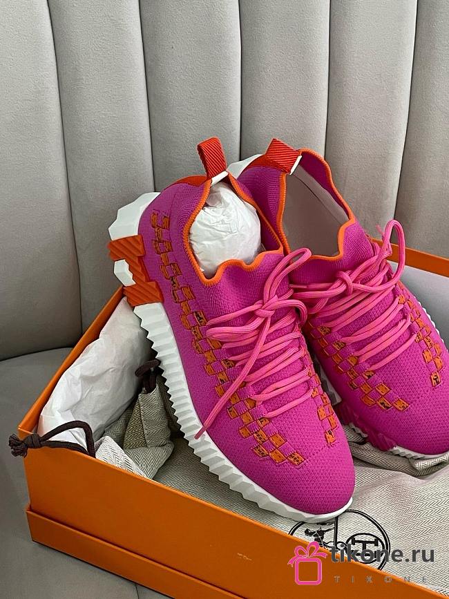 Hermes Flex Slip-on Sneaker Pink - 1