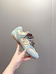 New Balance X Miumiu 530 SL Leather Sneakers Beige/Light Blue - 1