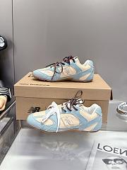 New Balance X Miumiu 530 SL Leather Sneakers Beige/Light Blue - 3