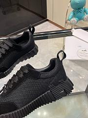 Hermes Bouncing Sneaker Mesh and Suede Black H252804 - 4