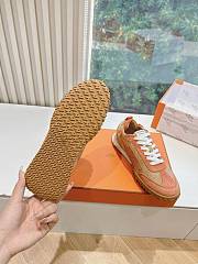 Hermes Jet Sneaker Suede Orange H242925 - 4