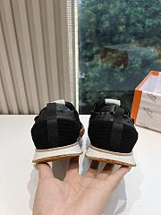 Hermes Jet Sneaker Nappa and Suede Black H242924 - 6