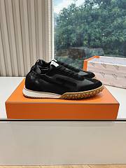 Hermes Jet Sneaker Nappa and Suede Black H242924 - 5