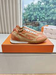 Hermes Jet Sneaker Suede Orange H242925 - 1