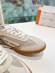 Hermes Jet Sneaker Suede Beige H242925 - 6