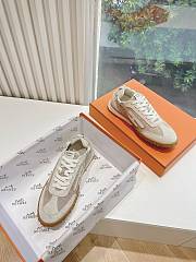 Hermes Jet Sneaker Suede Beige H242925 - 3