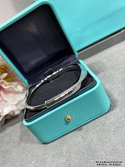 Tiffany Lock Bangle in Yellow/ Rose/ White Gold - 4