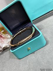 Tiffany Lock Bangle in Yellow/ Rose/ White Gold - 3