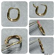 Tiffany Lock Small Earrings in Rose Gold with Pink Sapphires - 2