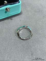 Tiffany Lock Ring in Yellow/Rose/White and White Gold with Diamonds - 6