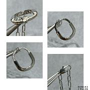 Tiffany Lock Pendant in Yellow/Rose/White Gold with Diamonds Medium - 6