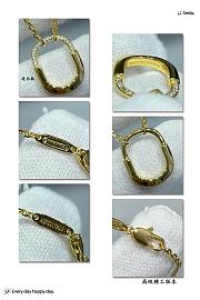 Tiffany Lock Small Pendant in Yellow/Rose/White Gold with Diamonds - 5