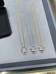 Tiffany Lock Small Pendant in Yellow/Rose/White Gold with Diamonds - 3