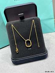 Tiffany Lock Small Pendant in Yellow/Rose/White Gold with Diamonds - 2