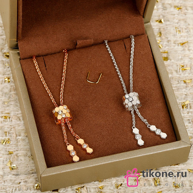 Bee De Chaumet Pendant Rose/White Gold Diamonds - 1