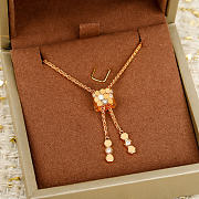 Bee De Chaumet Pendant Rose/White Gold Diamonds - 5