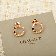 Bee De Chaumet Earrings Rose Gold Diamonds 085971 - 5