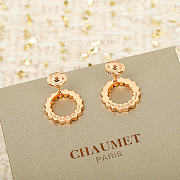 Bee De Chaumet Earrings Rose Gold Diamonds 085971 - 4