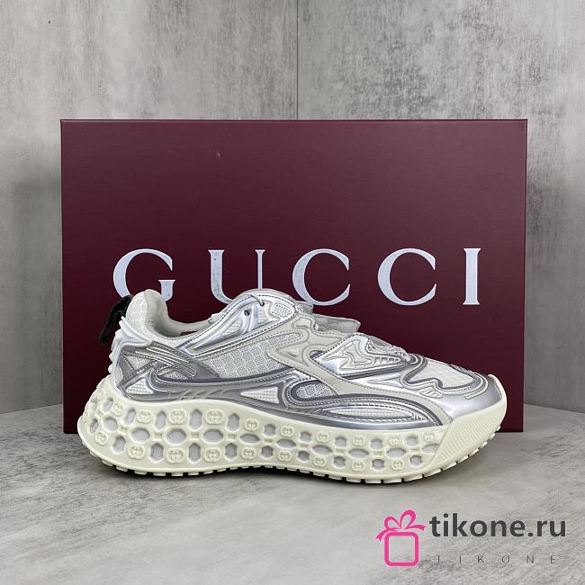 Gucci Cub3d Sneaker White Demetra and Mesh - 1