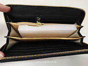 Gift Prada Large Saffino Leather Wallet Black - 5