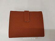 Gift Hermes Wallet Togo Leather Brown - 6