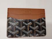 Gift Goyard Saint-Sulpice Card Wallet Initials Brown - 1