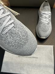 Brunello Cucinelli Cotton Chine Knit Runners Grey (CJN33) - 4