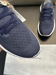 Brunello Cucinelli Cotton Chine Knit Runners Azure (CO250) - 6