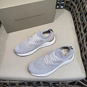 Brunello Cucinelli Knit Runners Gray (CZT02) - 6