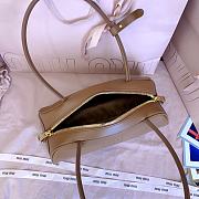 Miumiu Medium Beau Leather Bag Brown 5BB193 - 30x13.5x13cm - 3