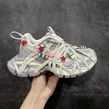 Balenciaga 3XL Extreme Lace Sneaker In Eggshell/Multicolor